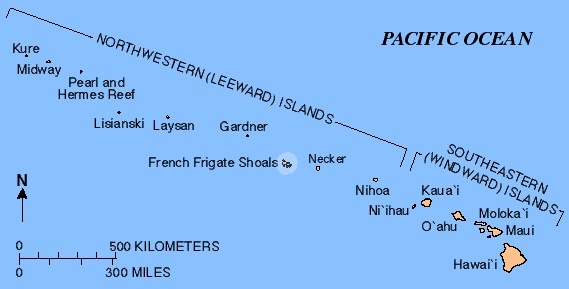 フランチ・フリゲート瀬地図