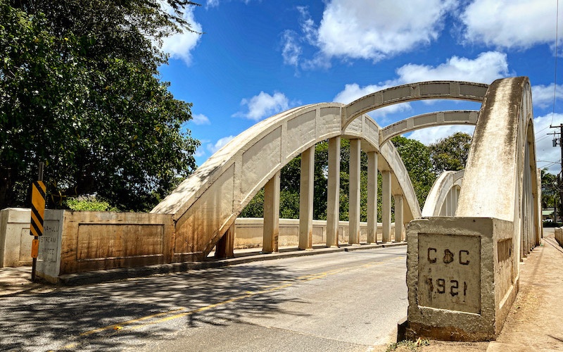 Rainbow Bridge in Haleiwa