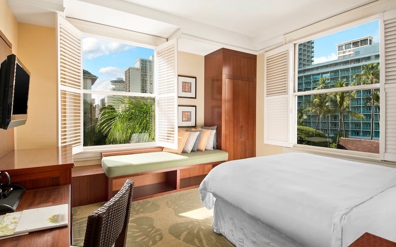 Banyan city room in Moana Surfrider