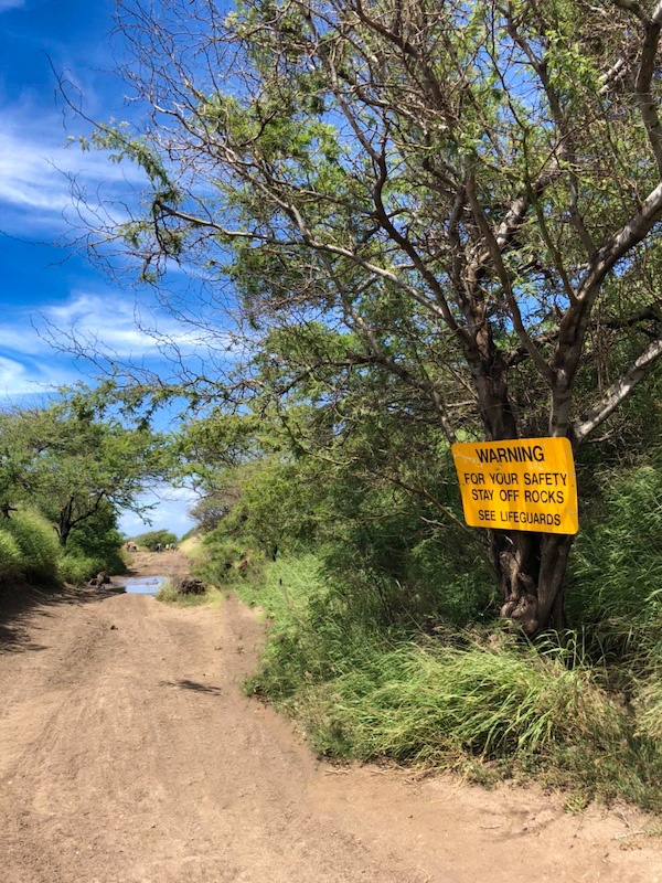 Kaena Point near the trail head