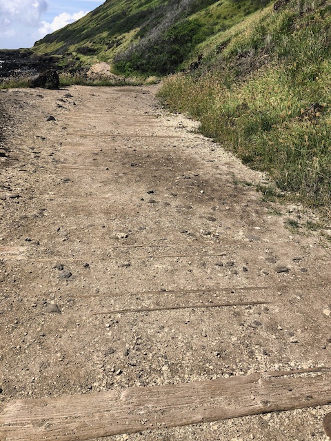 Kaena Point, old railway 