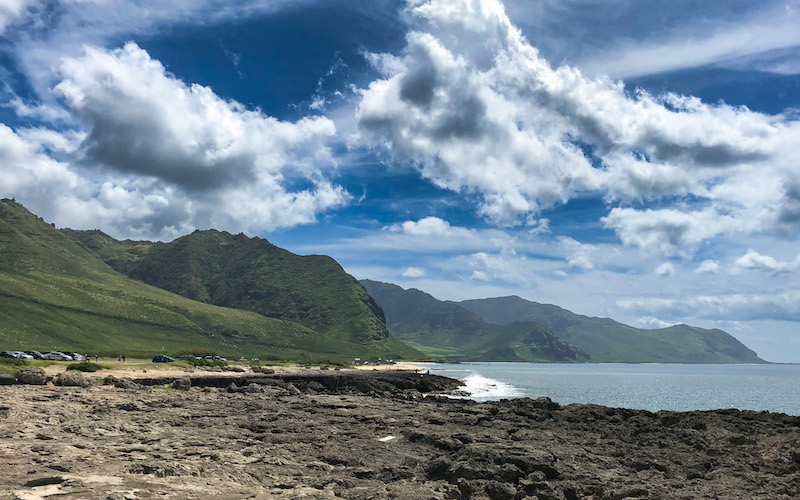 Kaena point, Parking Lot